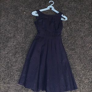 J. Crew A line textured dress, has pockets!!!